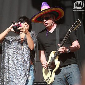 James performing live